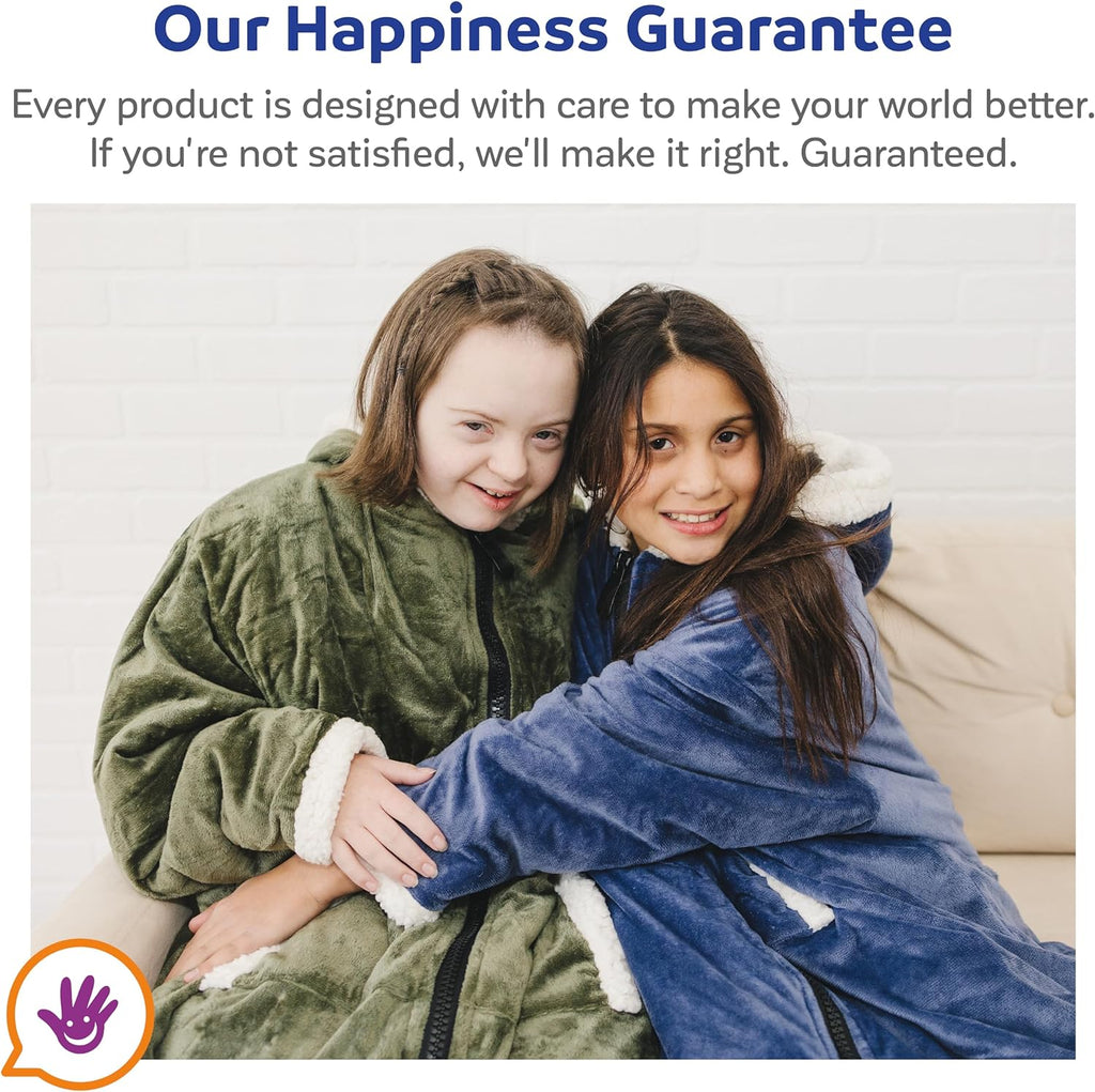 – Denim Weighted Vest for Teens – Sensory Weighted Vest Provides Soothing Weight for Teens with Sensory Issues – X-Large