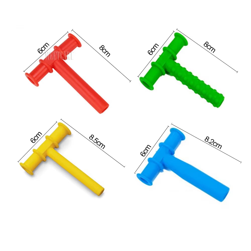 Speech Therapy Teeth Massager Adult Children Speak Oral Muscle Rehabilitation Training Chewing Tube Autism Sensory Therapy Tool