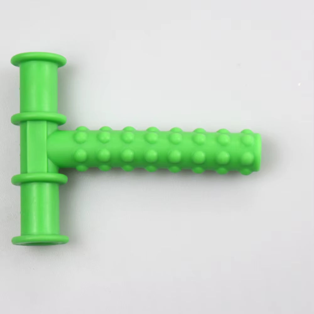 Speech Therapy Teeth Massager Adult Children Speak Oral Muscle Rehabilitation Training Chewing Tube Autism Sensory Therapy Tool