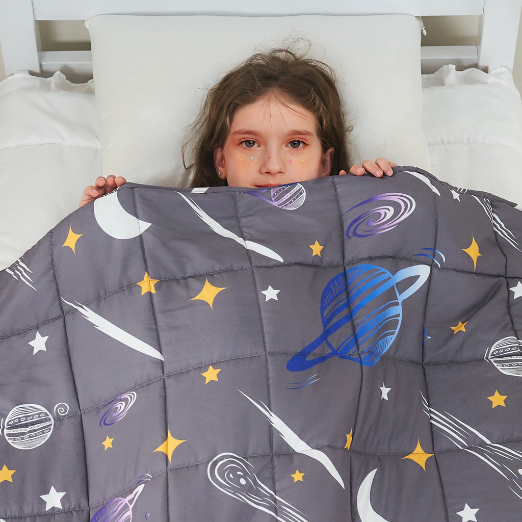 Weighted Blanket for Kids (36"X48", 3Lbs) Cooling Weighted Lap Blanket, Toddler Weighted Blanket