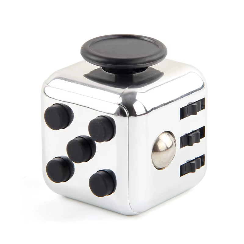 Solid Color Fidget Decompression Dice for Release Stress Autism Anxiety Relieve Adult Kids Stress Relief Anti-Stress Fingertip