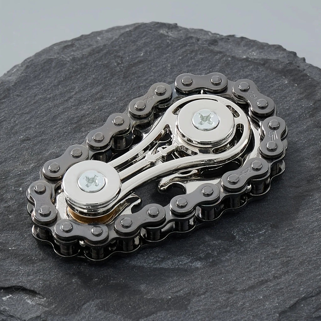 New Sprockets Flywheel Fingertip Gyro Fidget Spinner Antistress Anxiety Metal Bike Chains EDC Spinner Fidget Toys for Adult