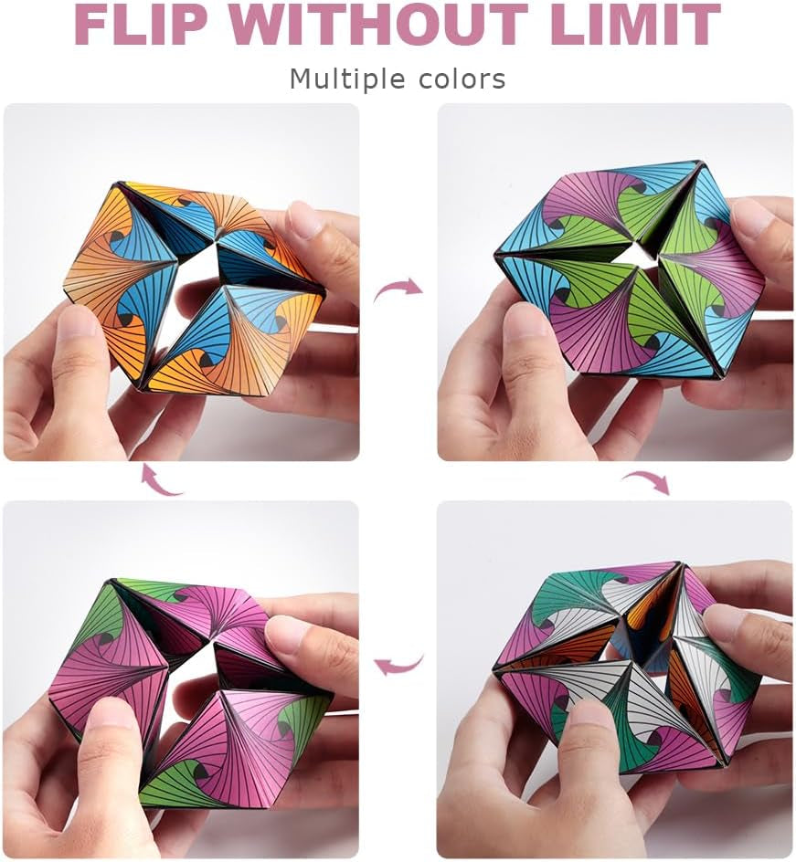 Fidget Toys for Kids, Desk Toy for Adults to Stay Calm and Focused, Magic Cube for Girls and Boys over 3 Years Old